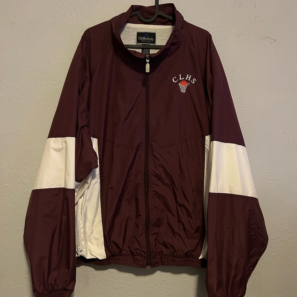 Holloway Maroon and White Jacket